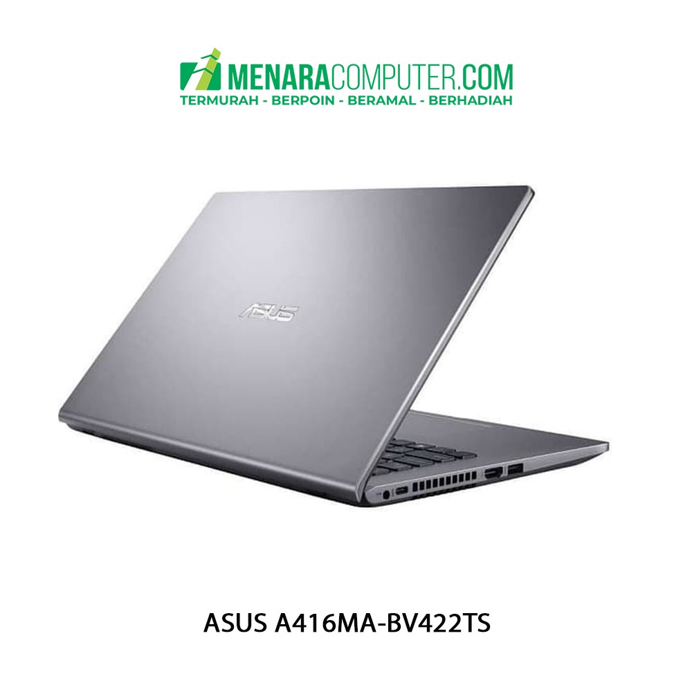 Asus A416MA-BV422TS / Slate Grey / Intel® Celeron® N4020 Processor 1.1 GHz / 4GB / 256GB  / No DVD / No DVD / 14.0-inch HD / Windows 10 Home+OHS